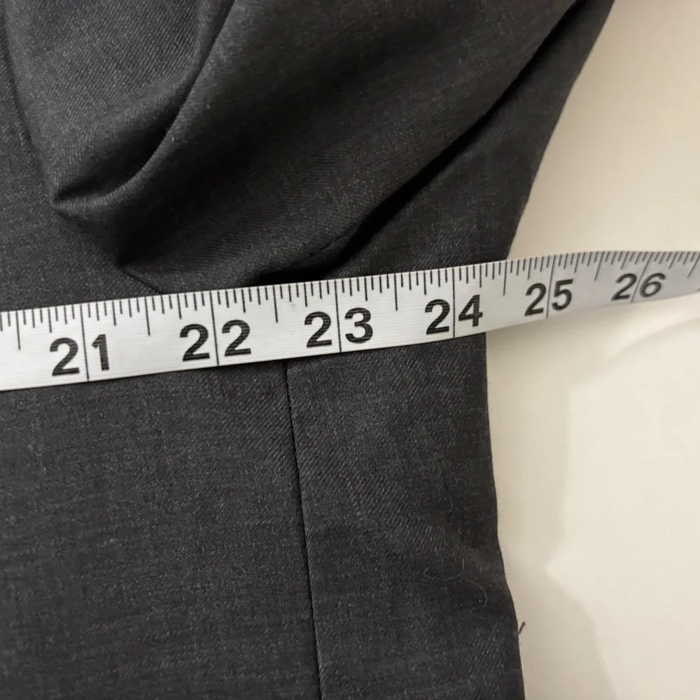 Lauren Ralph Lauren Mens 46L Charcoal Grey 100% Wool Two Button‎ Blazer Jacket